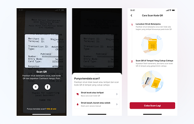Hangry App QR Scanner - In-App Instruction app case study figma interface mobile qr ui ui design uidesign uiuxdesign ux webdesign