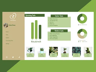 Growing Green branding graphic design logo ui