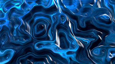 Underwater 3d houdini motion graphics surface texture