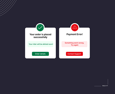 ✨ Daily UI Challenge Day 11 - Flash Message Design animation dailyui dailyui11 dailyuichallenge design figma flashmessage flashmessagedesign logo ui