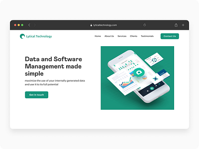 Lytical V1: Saas Website Landing Page UI design ui ux