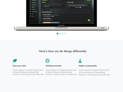 Baiaan Home page education landing web design