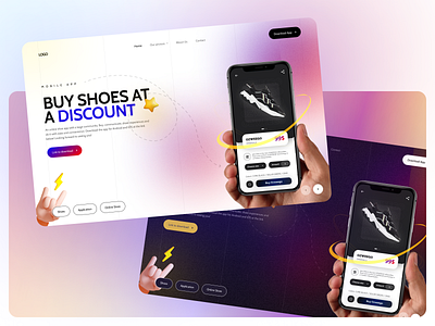 UI Concept. Shoes shop design friendly ui interface minimal shop typography ui ux web web shop website