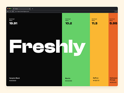 Color Palette - 02 color color pallete design food fresh friendly landing ui ux