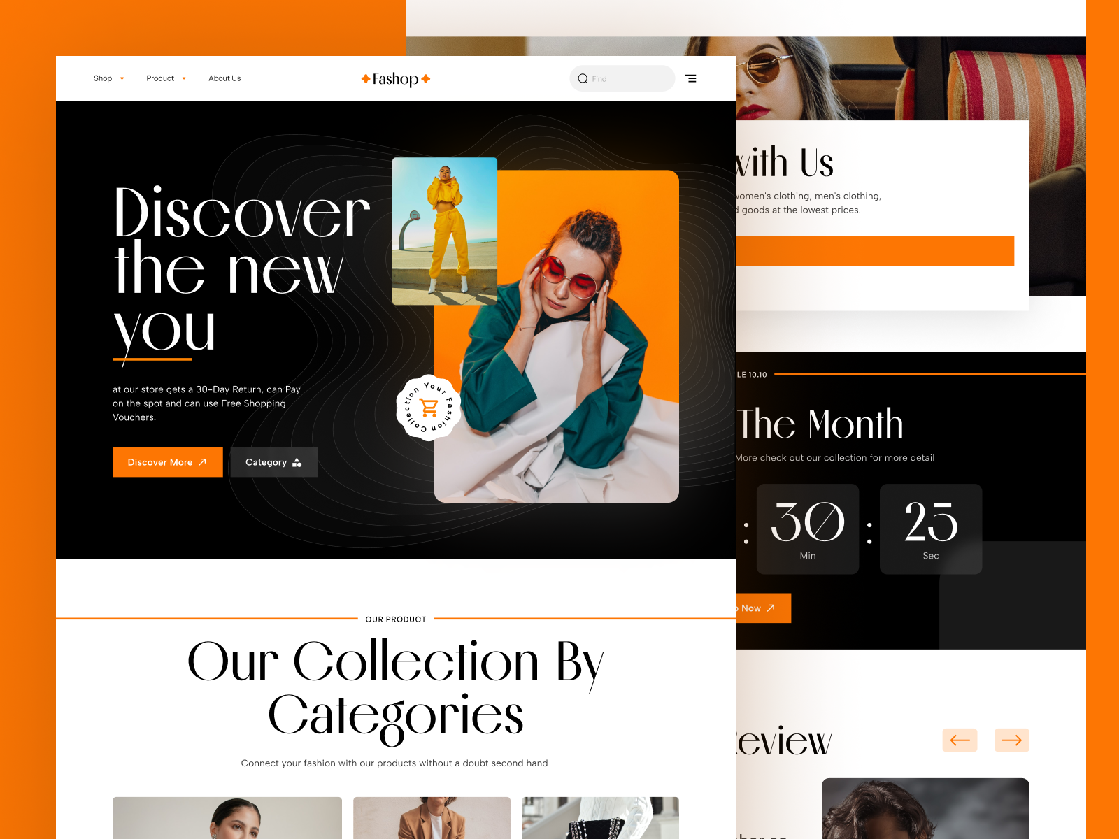 Example of Landing Page UI Design