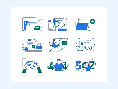 Empty state illustration ui