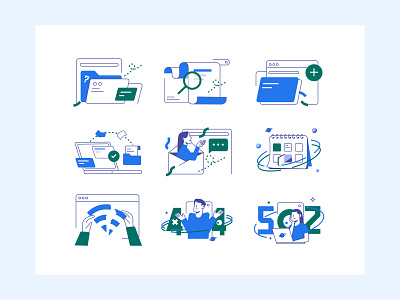 Empty state illustration ui