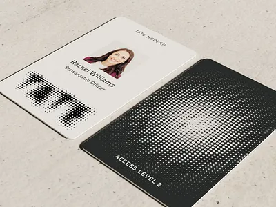 Keycard for the Tate Modern 3d branding design challenge graphic design keycard tate modern