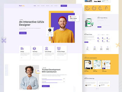 Personal Portfolio Website bootstrap5 branding design dribbble2023 figma graphic design homepage landing page personal portfolio portfolio rkbabor ui ui design uiux userexperience userinterface ux webdesign website website design