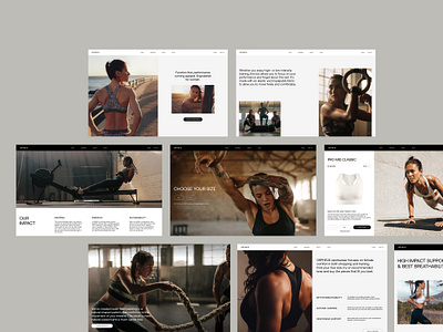 ORPHEUS Active Sportswear | Webdesign Concept fitness sportswear training ui webdesign