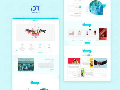 طراحی وبسایت پرشین وی در حوزه بازاریابی شبکه ای و فروش اینترنتی design home index landing ui ui design ui ux uiux ux design web web design website xd xd design