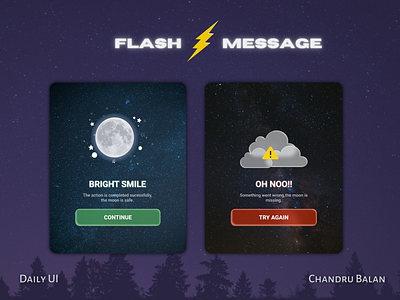 Daily UI #011- Flash Message 011 application branding dailyui design flash flash message innovation popup screens ui ui screens ux vector