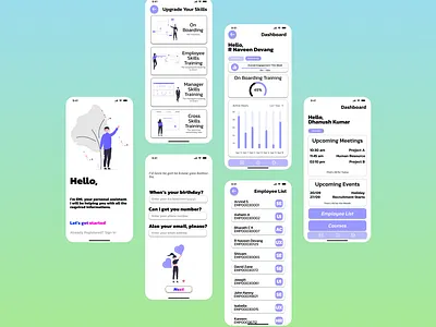 Employee Work Tracking(Assignment) app branding design employee figma illustration mockup ui ui design ux ux design