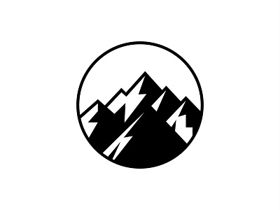 Mountain Logo Design adventure branding hill illustration landscape logo mountain nature outdoor peak silhouette