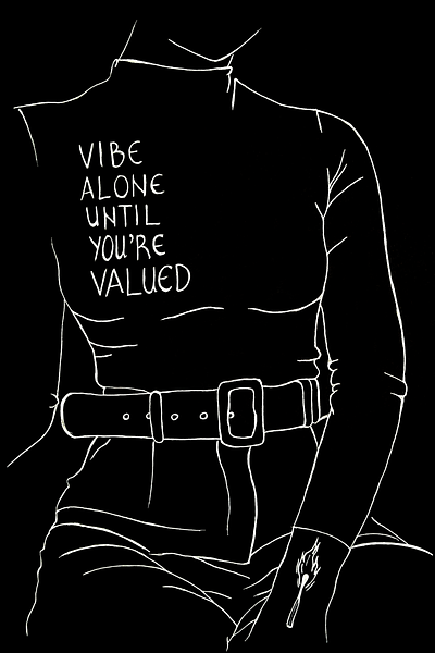 You are valued girl illustration
