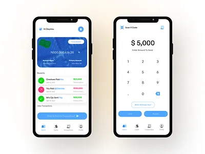 Expéditeur Fintech UI app design ui