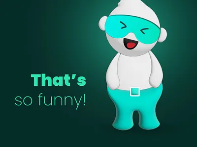 Laughing out loud! 3d app branding design graphic design illustration ui ux vector