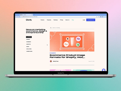 News on marketing, e-commerce & design all in one place! article blog blog page blog post branding e commerce graphic design layout news newsletter page post publishing reading template ui ux video web webdesign