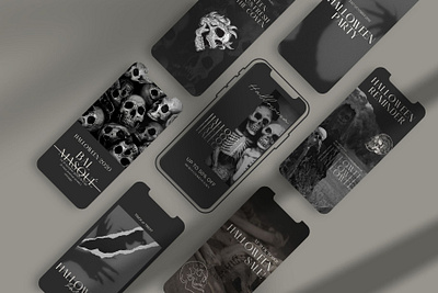 HALLOWEEN design for social media I CANVA behance branding bundle canva canva design canva template design halloween halloween inspiration horror