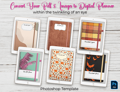 Digital Cover Template Kit / Design GoodNotes Planners ipad planner 2023
