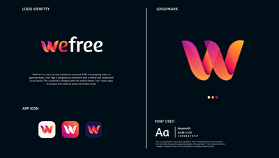 WeFree branding graphic design logo ui