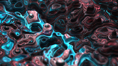 Mars Surface 3d design graphic design houdini motion graphics surface