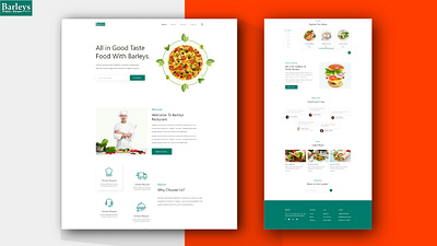 Barleys branding graphic design ui