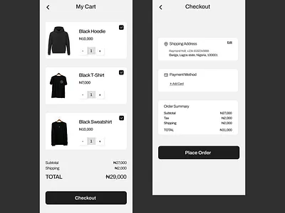 Credit Card Checkout I design ui