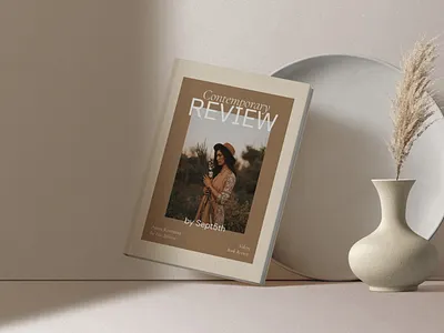 Hard Cover Book Mockup Shadow Overlay Front View stationery mockups