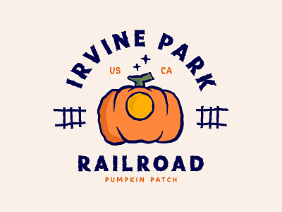 Irvine Park Logo for Pumpkin Patch Event branding design graphic design illustration logo typography