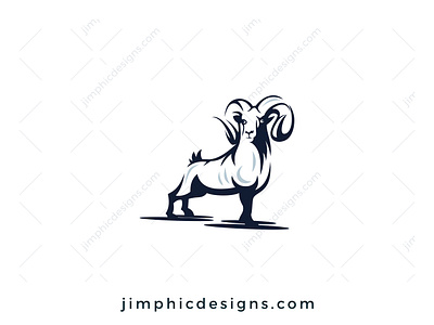 Ram Logo animal branding design graphic design logo ram vector