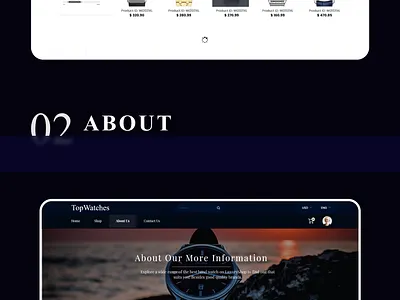 Top Watch E-Commerce Website Design branding clean design ecommerce graphic design luxury modern psd ui watch