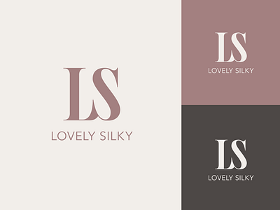 Logo design for Lovely Silky branding identity logo logotype style