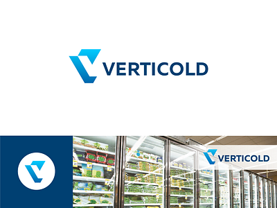 Logo design for Verticold branding identity logo logotype style