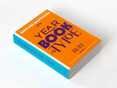 Yearbook of Type #6 2022/23 Movie Edition design font fonts graphic graphic design independentpublishing print schriftdesign slanted slantedblog slantedpublishers typedesign typeface typographicstudy typography weloveprint yearbook yearbookoftype