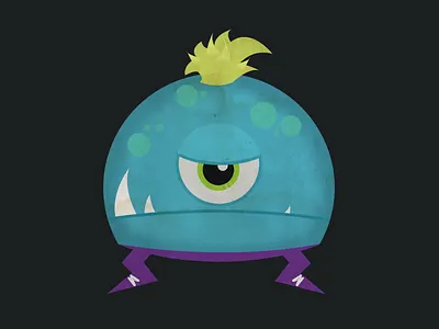 Monster Character Art 5 cartoon illustration