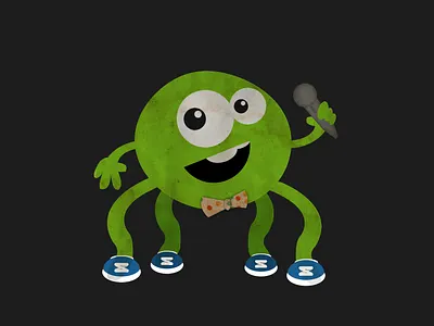 Monster Character Art 3 cartoon illustration