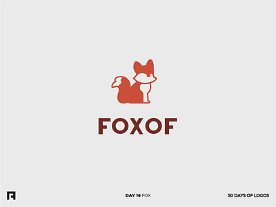 Day 16/50 animal icon animals branding daily logo daily logo challenge daily logo design daily logo design challenge flat design fox fox icon hand drawn logo logo design