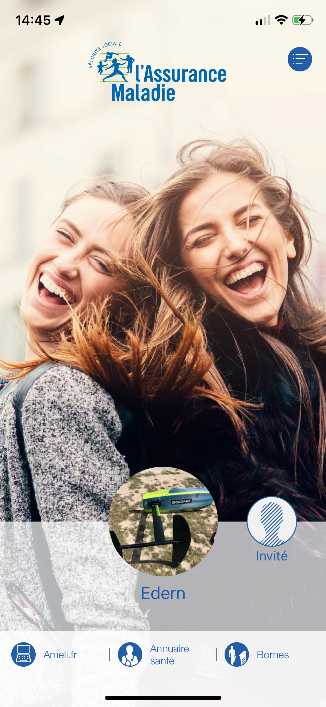 Assurance Maladie - SplashScreen - UI Design ameli assurance maladie cpam design health insurance responsive smartphone ui ux