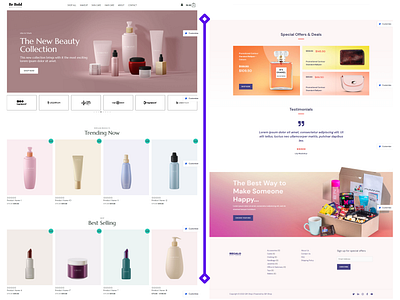 WordPress Skin Care Website Landing Page Design Elementor Pro creative design designer dribbble ecommerce elementor pro figma landing landing page minimal modern responsive website ui web web design webdesign website website design wordpress wordpress website