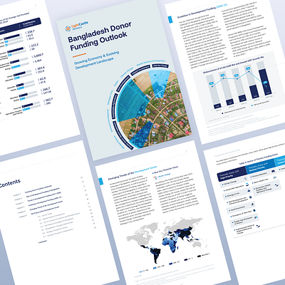 Designing Data with Clarity: Report Design branding consulting data visualization design graphic design illustration report typography ui