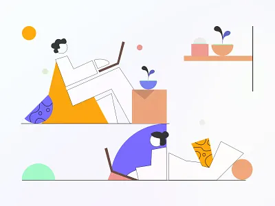 New!! design illustration minimal ui vector