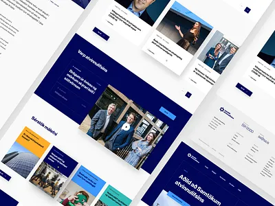 Samtök atvinnulífsins Website articles color contracts design system desktop dropdown employee home page logo menu mobile design news article rebrand redesign ui design union ux design web design website