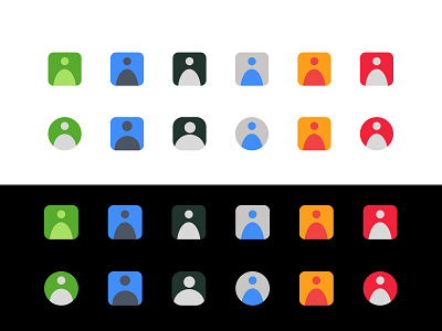 Avatars for UI Design Projects 3d animation branding clean dark design graphic design illustration logo ui