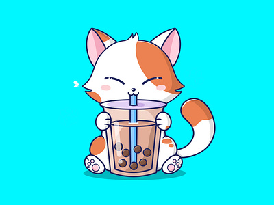 Cat Boba mascot