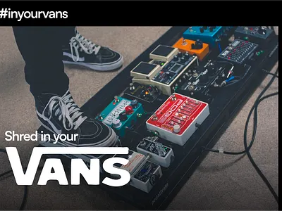 Static Image Exploration - VANS Shoes campaign design graphic design image images landing page layout marketing marketing site shoes vans web design