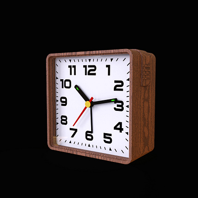 3D Old School Clock 3d 3d modeling art b3d blender blender3d clock creative design graphic design keyshot modeling old