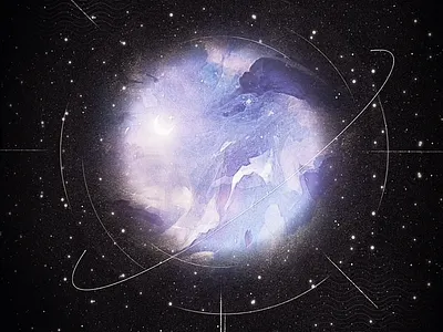 Nite nite. babyblue dream illustration nebula procreate