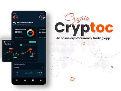 Crypto Currency Trading App app design app landing page crypto cryptoapp mobile app design ui ux website design