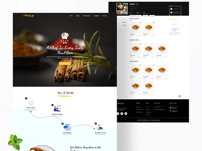 Food Delivery Web Design food app food hope page food landing food ui food website foodui restaurent ui